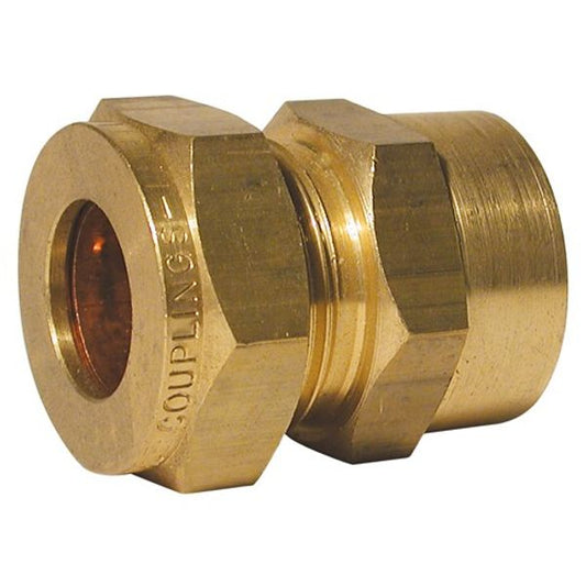 AG Compression Female Stud Coupling (1/2" BSP to 15mm Compression)