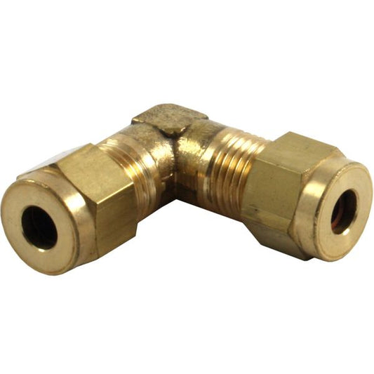AG Brass Compression Elbow (3/16" to 3/16" Compression)
