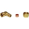 AG Brass Compression Elbow (1/8" BSPT Male to 5/16" Compression)