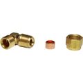 AG Brass Compression Elbow (1/4" BSPT Male to 5/16" Compression)