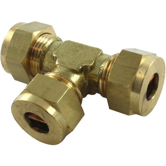 AG Compression Tee Piece (3/8" Each End)