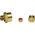 AG Female Compression Coupling (3/8" BSP to 8mm Compression)