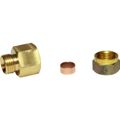AG Female Compression Coupling (3/8" BSP to 10mm Compression)