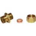 AG Male Compression Coupling (1/2" BSP to 15mm Compression)