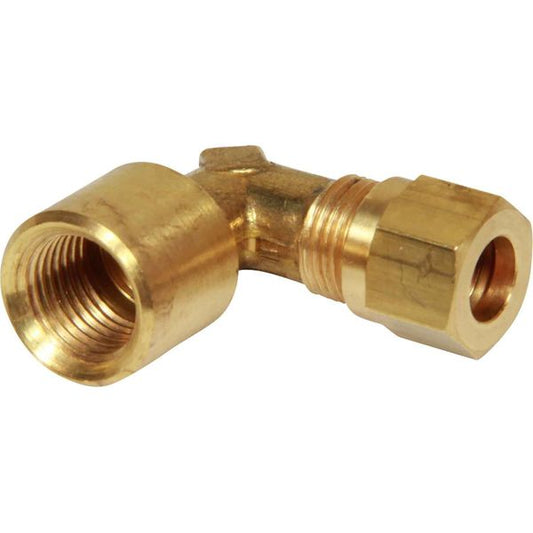 AG Compression Stud Elbow (1/4" BSP Female to 8mm Compression)