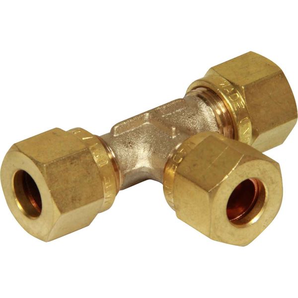 AG Compression Tee Piece (8mm Each End)