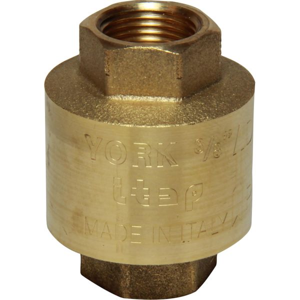 AG Brass Inline Spring Check Valve (Female / 3/8" BSP)