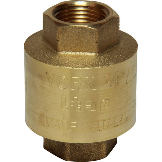 AG Brass Inline Spring Check Valve (Female / 3/8" BSP)