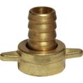 AG Brass Hose Tail with Wingnut (1/2" BSP Female to 13mm Hose)