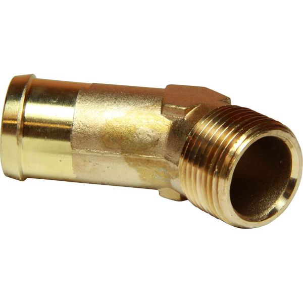 AG DZR 45 Degree Hose Tail (3/4" BSP Male to 25mm Hose)