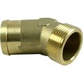 AG DZR 45 Degree Hose Tail (3/4" BSP Male to 25mm Hose)