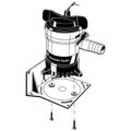 Johnson Side Mounting Bracket for Johnson Cartridge Bilge Pumps