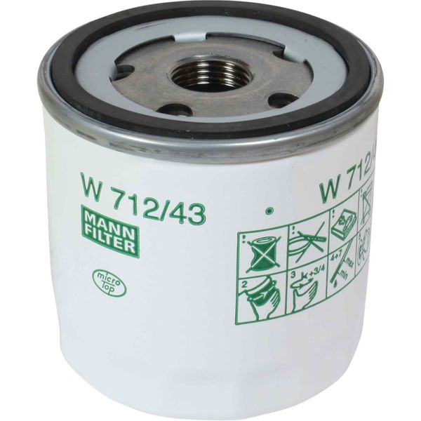 Mann W 712/43 Marine Spin-On Oil Filter Element 3/4" x 16 UNF