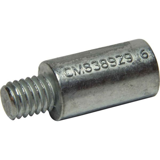 MG Duff CM838929Z Zinc Engine Anode for Volvo Penta (7/16" UNC)