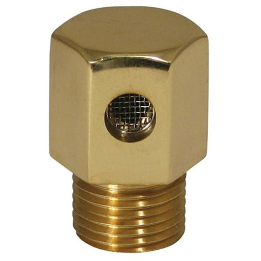 AG Polished Brass Semi Flush Tank Vent (Hexagonal / 1/2" BSP)