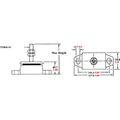 R&D Flexible Engine Mount (Shear Type / 30 - 90LBS / 12mm Stud)