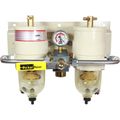 Racor 75/500FG Duplex Fuel Filter (10 Micron / Clear Bowl)