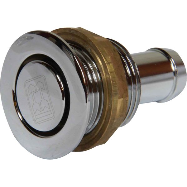 Maestrini Chromed Brass Flush Tank Vent (3/4" BSP to 16mm)