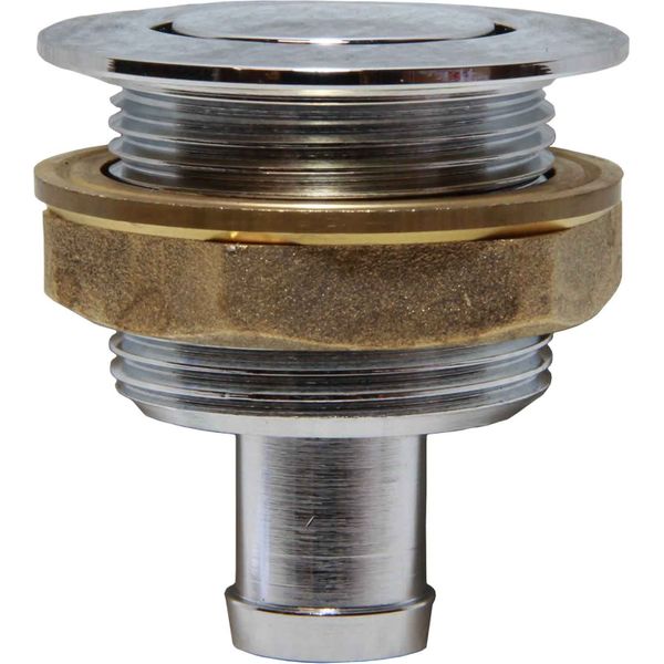 Maestrini Chromed Brass Flush Tank Vent (1-1/4" BSP to 20mm)