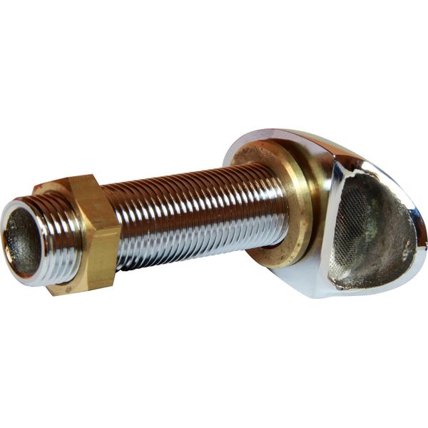 Maestrini Chromed Brass Shell Tank Vent with Gauze (1/2" BSP)