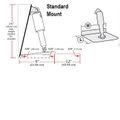 Lenco Stainless Steel Trim Tab Kit (Standard Mount / 9" x 9")