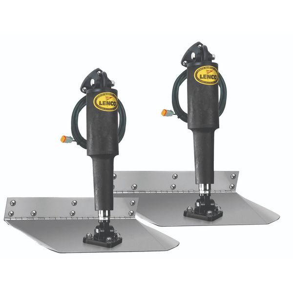 Lenco Stainless Steel Trim Tab Kit (Standard Mount / 12" x 30")