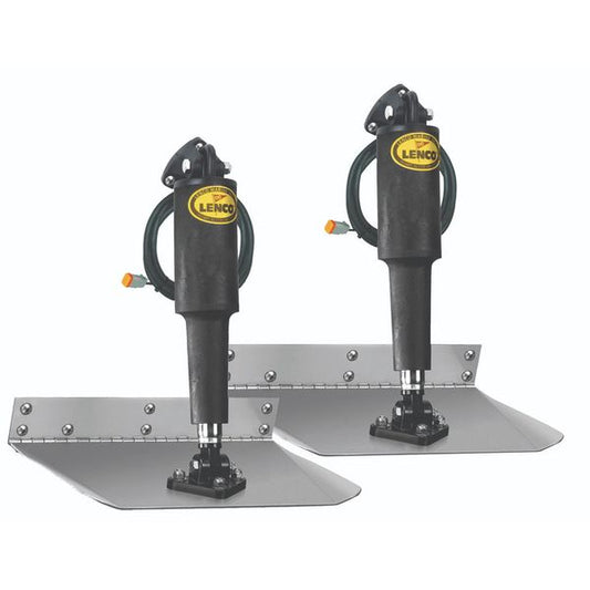 Lenco Stainless Steel Trim Tab Kit (Standard Mount / 12" x 30")