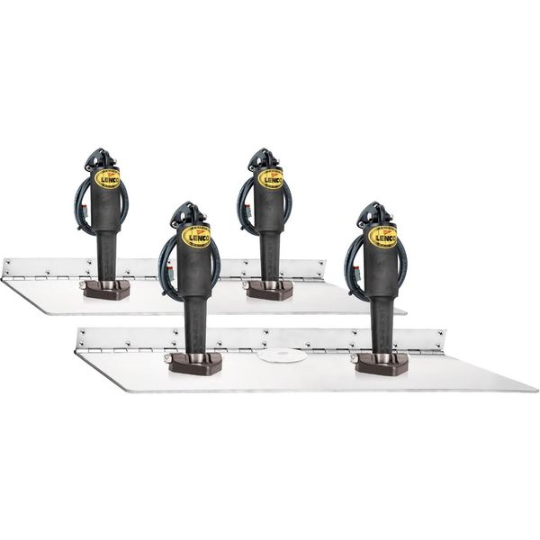 Lenco Super Strong SS Trim Tab Kit 12V (16" x 30" / Dual Actuator)
