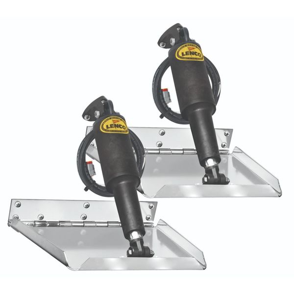 Lenco Stainless Steel Trim Tab Kit 12V (14"x12", Standard Performance)