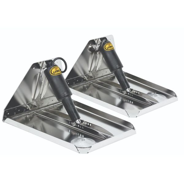 Lenco Heavy Duty Stainless Steel Trim Tab Kit 12V (16" x 12")