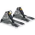 Lenco XD Performance Trim Tab Kit 12V (17" x 12" / Polished / Single)