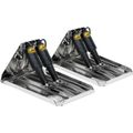 Lenco XD Performance Trim Tab Kit 12V (24" x 14" / Polished / Dual)