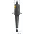 Lenco 102 Standard Trim Tab Actuator (12V / 4-1/4" Stroke / 5/16")