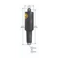 Lenco 101 XD Trim Tab Actuator (24V / 2-1/4" Stroke / 5/16")