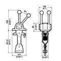 Ultraflex B101 Engine & Gear Change Control (Top Mount / Dual Lever)