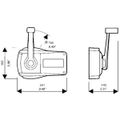 Ultraflex B90 Engine & Gear Change Control (Side Mount / Single Lever)