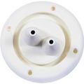 Ultraflex White Cable Sealing Gaiter (105mm OD / 5mm-8mm Twin Cable)