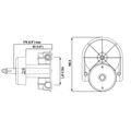 Ultraflex T85 Marine Cable Steering Helm (With Black Bezel)