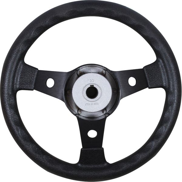 Ultraflex Black Aluminium Sports Steering Wheel with Padded Rim 310mm
