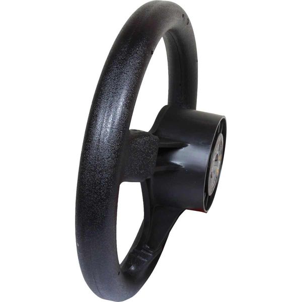 Ultraflex Black Plastic Sports Steering Wheel With Padded Rim (280mm)
