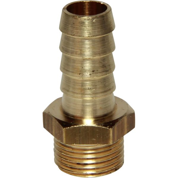 Maestrini Brass Straight Hose Tail (3/8" BSP Male to 13mm Hose)
