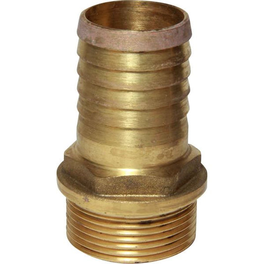 Maestrini Brass Straight Hose Tail (1-1/4" BSP Male to 35mm Hose)