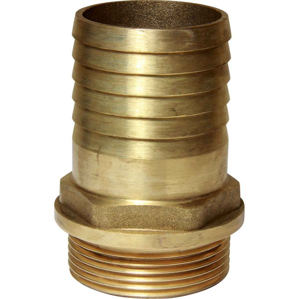 Maestrini Brass Straight Hose Tail (1-1/2" BSP Male to 45mm Hose)