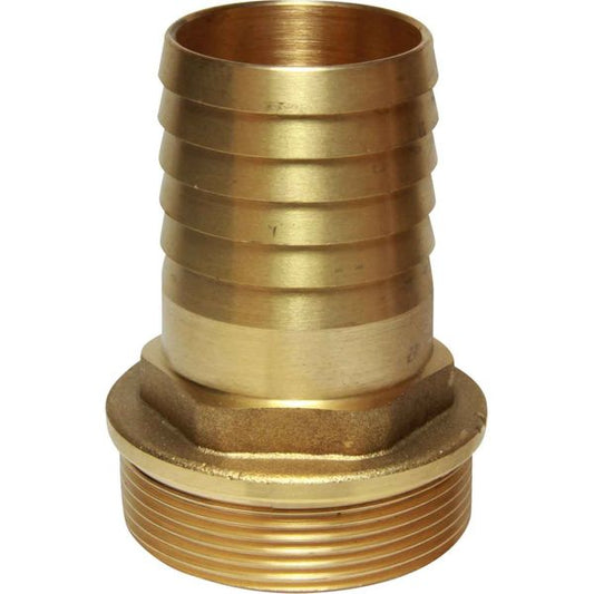 Maestrini Brass Straight Hose Tail (2" BSP Male to 45mm Hose)