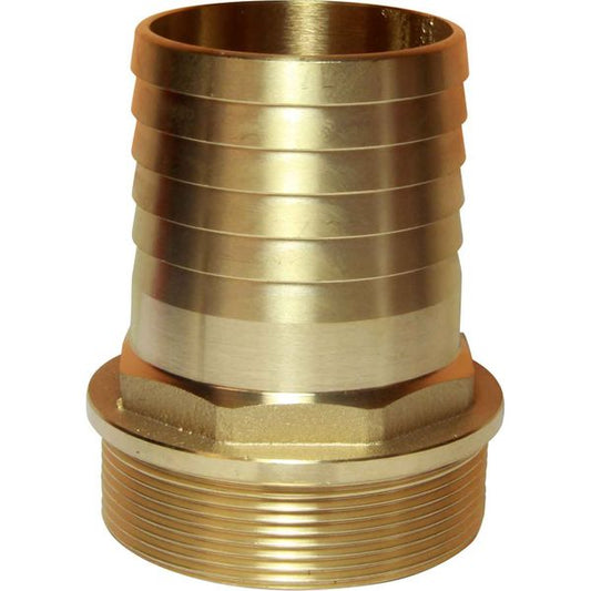 Maestrini Brass Straight Hose Tail (2-1/2" BSP Male to 63mm Hose)