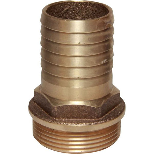 Maestrini Bronze Straight Hose Tail (1-1/2" BSP Male to 45mm Hose)