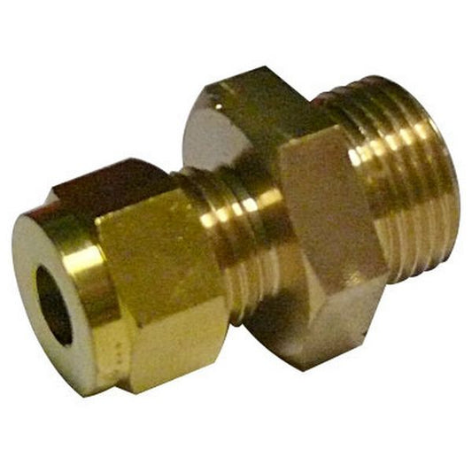 AG Male Compression Coupling (1/2" BSPP to 3/8" Compression)
