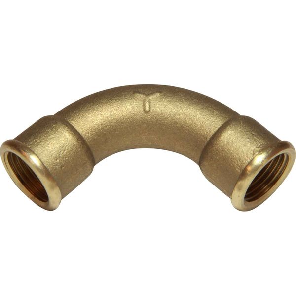 Maestrini Brass Swept 90 Degree Elbow (Female Ports / 1/2" BSP)