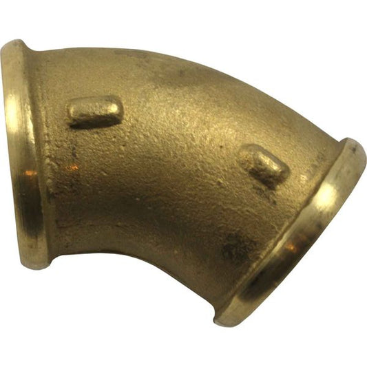 Maestrini Brass Compact 45 Degree Elbow (Female Ports / 1" BSP)