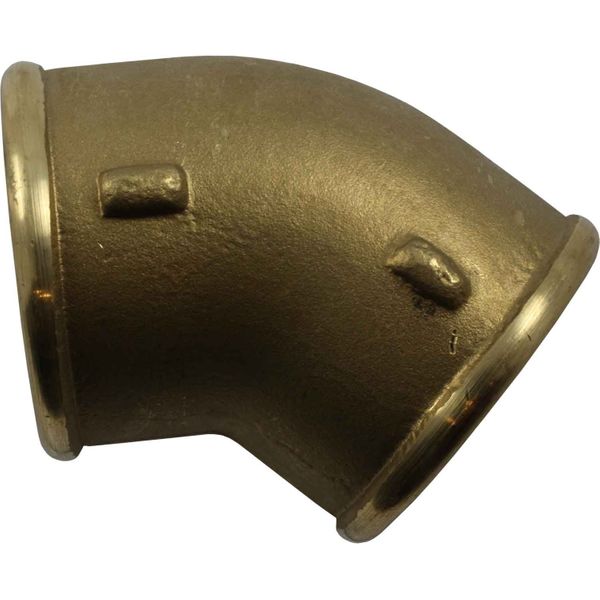 Maestrini Brass Compact 45 Degree Elbow (Female Ports / 1-1/4" BSP)